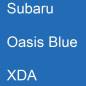 Preview: Subaru, Oasis Blue, XDA.